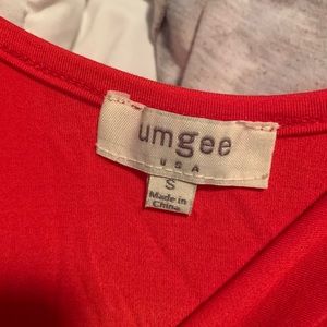 Red dressy/casual top